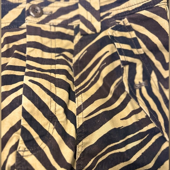 💫Banana Republic Women's Sloan Black & Yellow Animal Prints Jeans - Picture 10 of 10